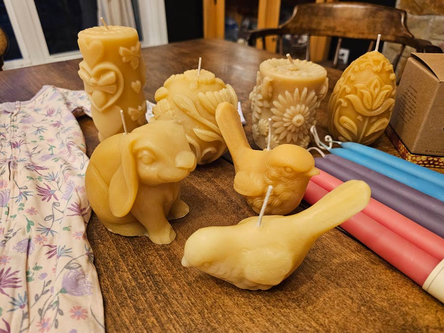 beeswax candles