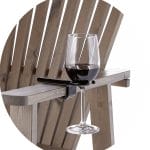 outdoor wineglass holder
