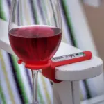 outdoor wineglass holder