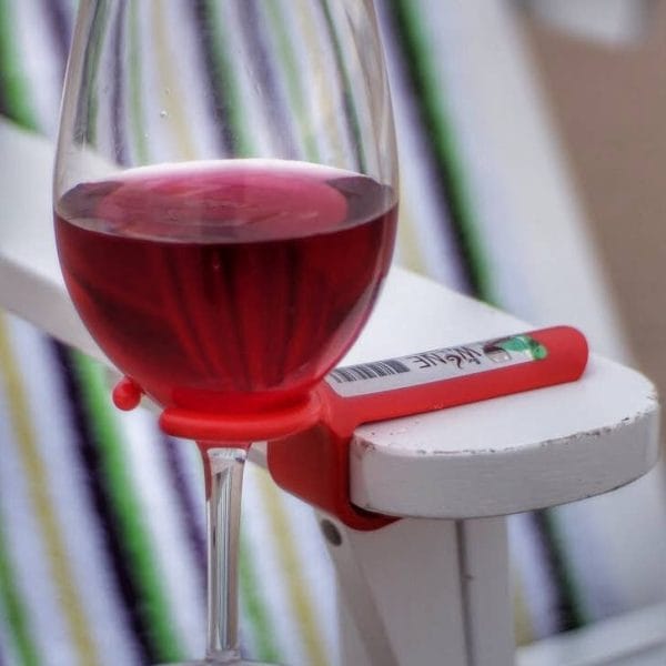 outdoor wineglass holder