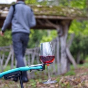 outdoor wineglass holder