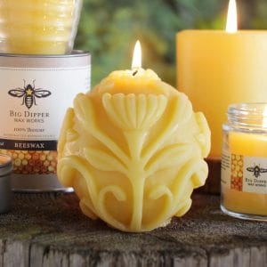 Beeswax Sphere Candles DECO