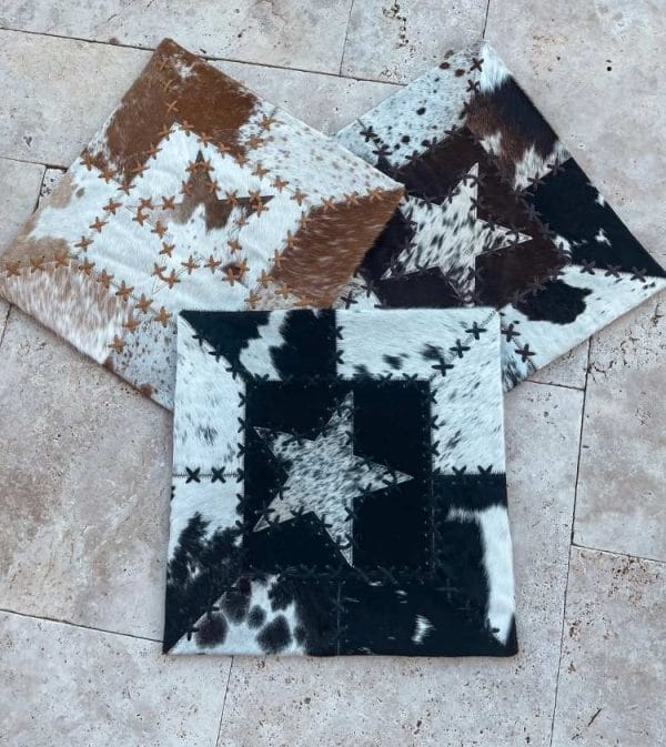 Western Cowhide Pillow Cover