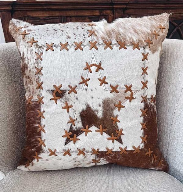 Western Cowhide Pillow Cover