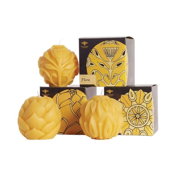 Beeswax Sphere Candles DECO
