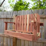 Amish Made Cedar Swing Seed Feeder