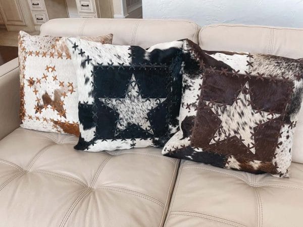 Western Cowhide Pillow Cover