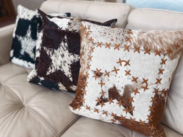 Western Cowhide Pillow Cover