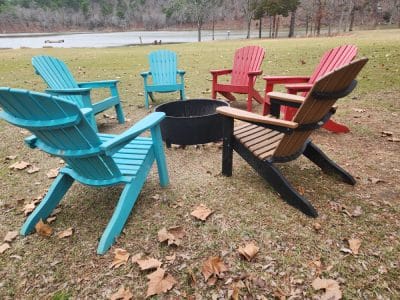 chairs in outdoor section