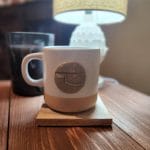 Stamped Oklahoma Mug: Cabin Style