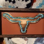 Longhorn Turquoise River Decor