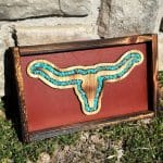 Longhorn Turquoise River Decor