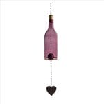 wine bottle wind chime