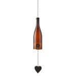 wine bottle wind chime