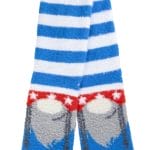 soft sock gnome blue-white striped
