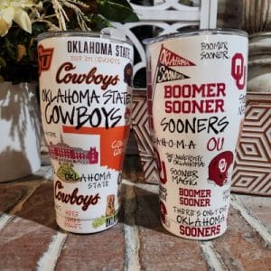 metal tumbler OU/OSU