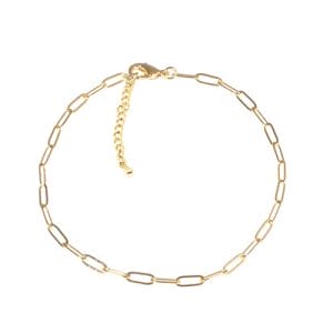 PAPERCLIP ANKLET - Y3399Y,W