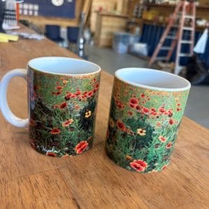 Flower Mugs- Janice Hipsher