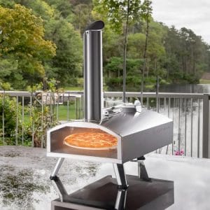 12" Dual Fuel Pizza Oven with Rotating Stone, Wood Pellet